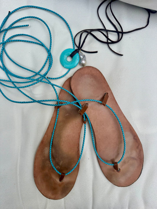 Le Chi Chi Leather Sandal