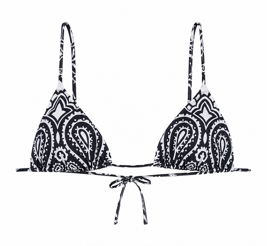 Le Bandana Bikini Top in Navy