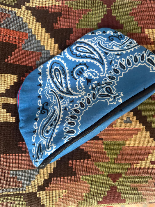 Le Bandana Pouch in Blueberry