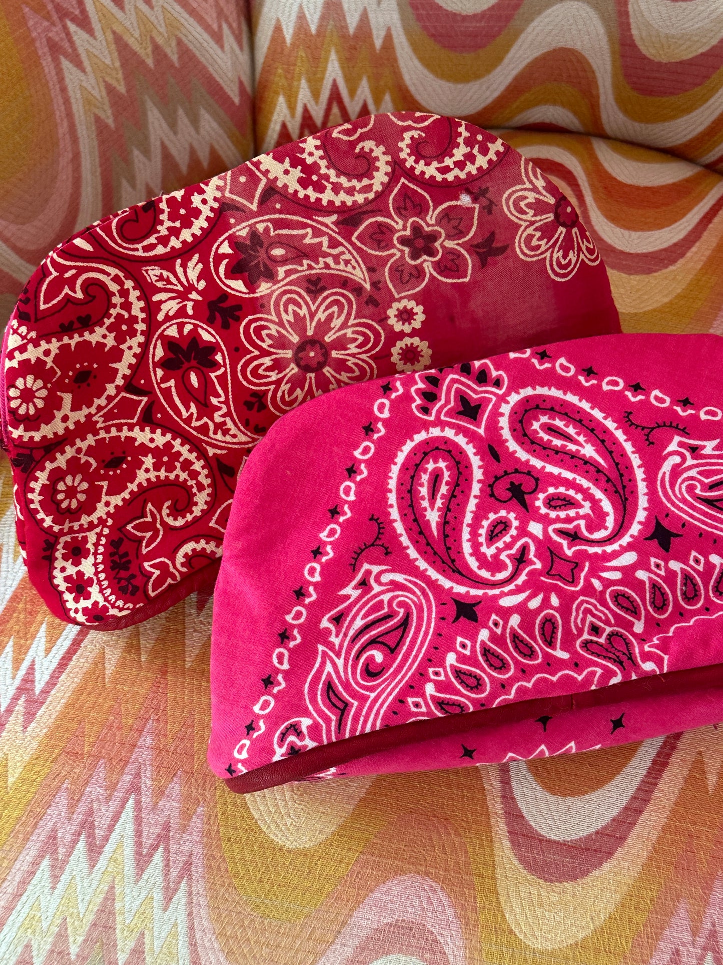 Le Bandana Pouch in Guava